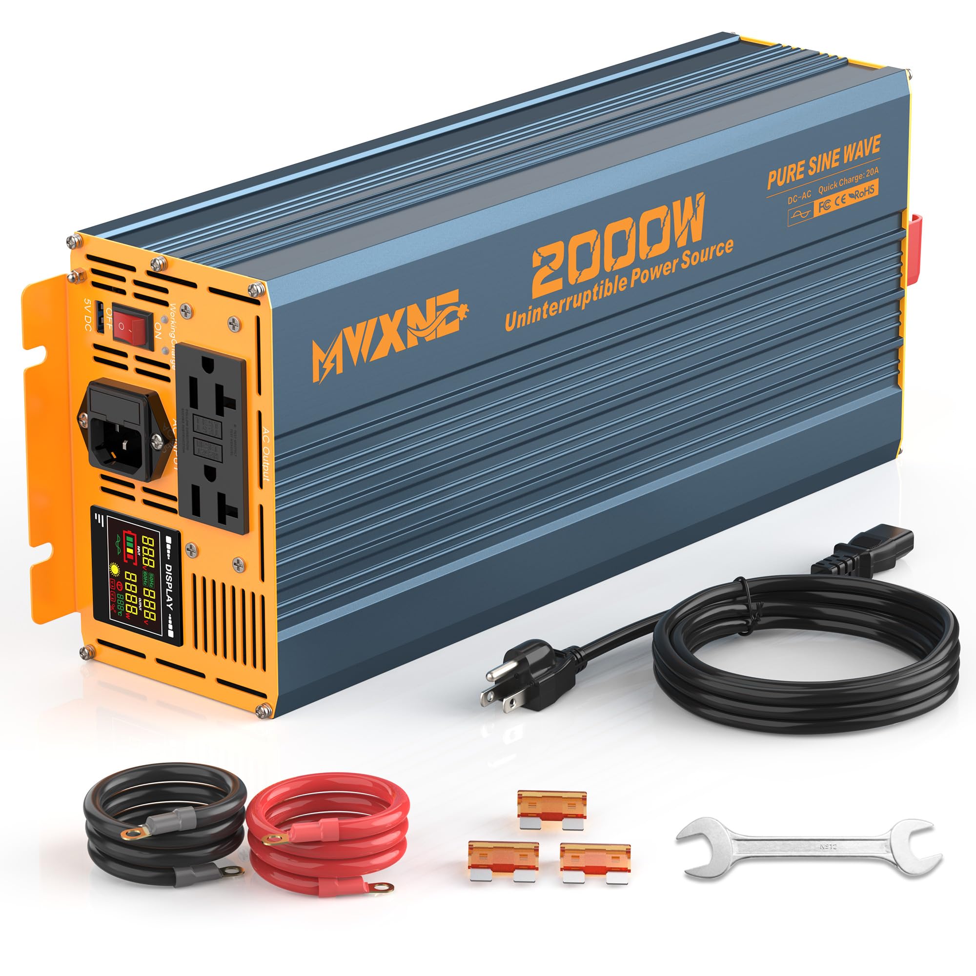 2000W UPS Inverter Sump Pump Emergency Auto Switching to Grid and ...