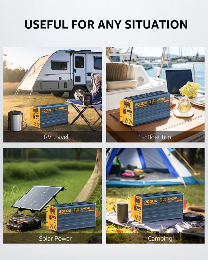 MWXNE 2000W pure sine wave inverter for RV solar